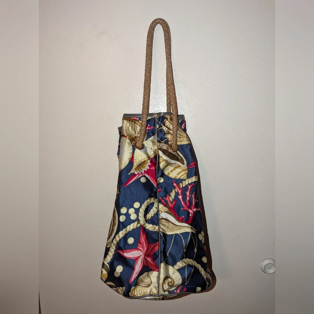 Loewe Nylon Fabric Multicolor Bag Rare Vintage with COA GUC